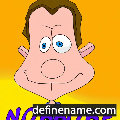 cartoon of the name Norborne