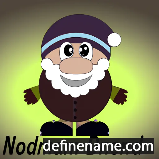 cartoon of the name Nordmann