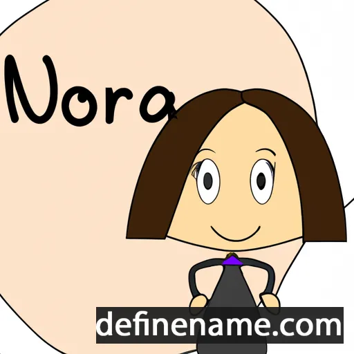 cartoon of the name Norea