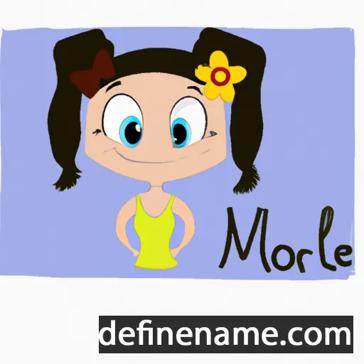 cartoon of the name Norelie