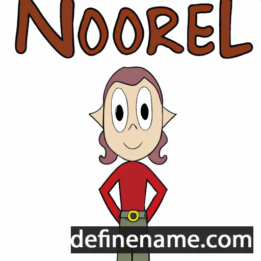 cartoon of the name Norell