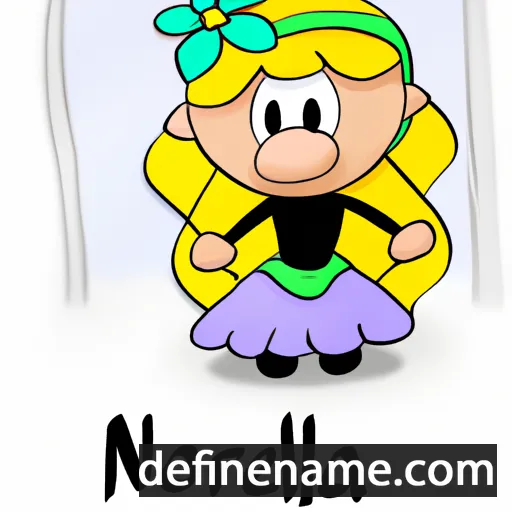 cartoon of the name Norella