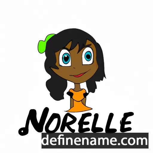 cartoon of the name Norelle