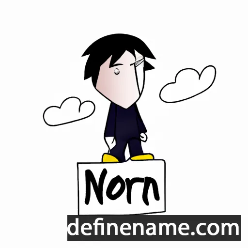 cartoon of the name Noren