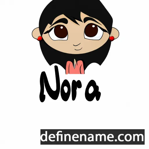 cartoon of the name Norena