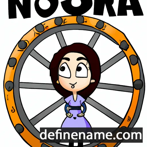 cartoon of the name Noria