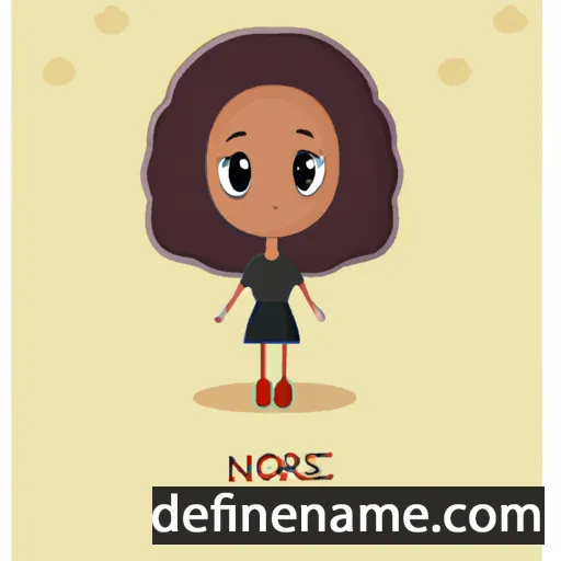 cartoon of the name Noriane