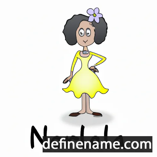 cartoon of the name Noriella