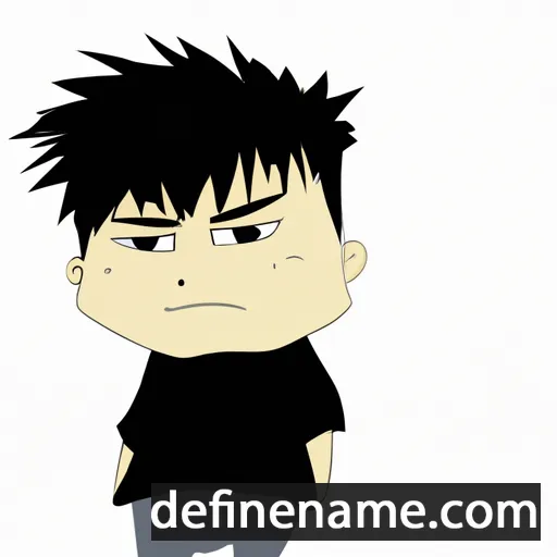 cartoon of the name Norihiro