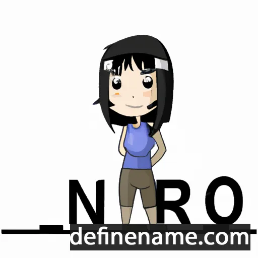 cartoon of the name Noriko