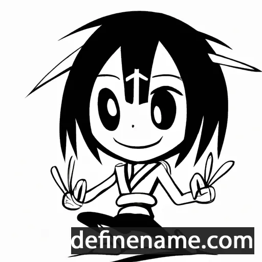 cartoon of the name Norimichi