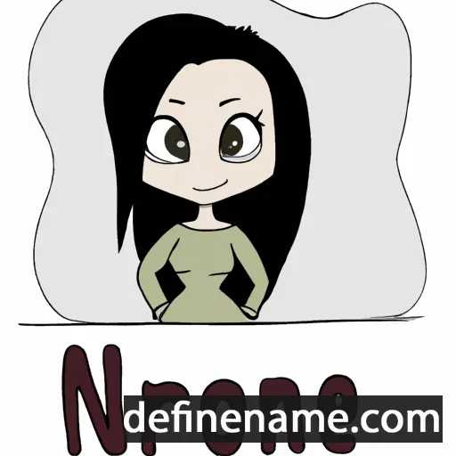 cartoon of the name Norinne