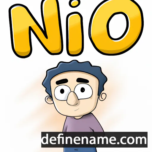 cartoon of the name Norio