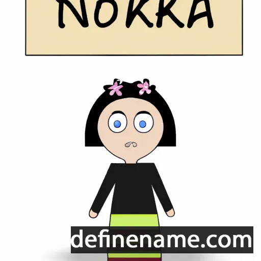 cartoon of the name Norka