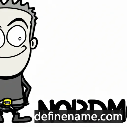 cartoon of the name Normund