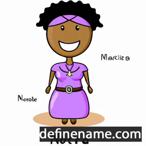 cartoon of the name Nortia