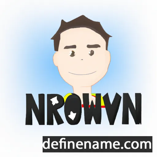 cartoon of the name Norwin