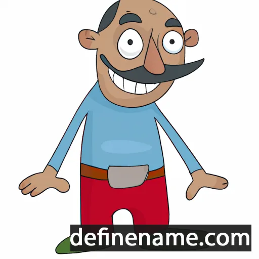 cartoon of the name Noshrevan