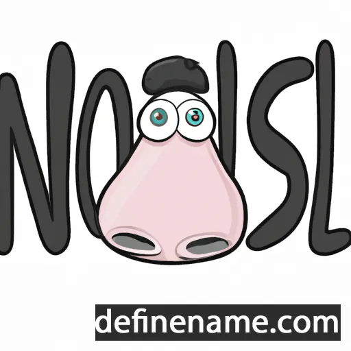 cartoon of the name Nosil