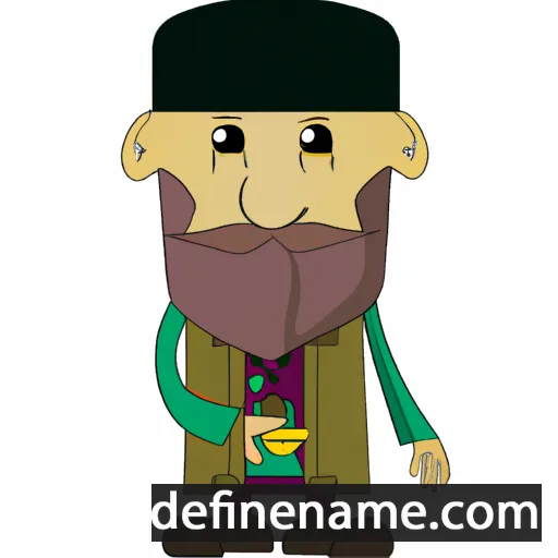 cartoon of the name Nosratollah