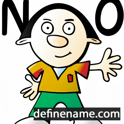 cartoon of the name Noto