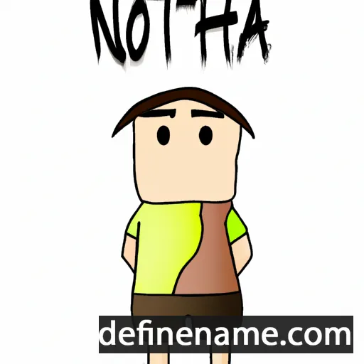 cartoon of the name Notta