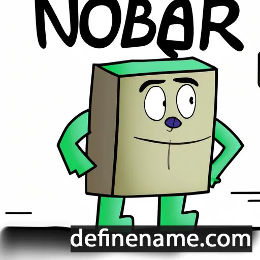 cartoon of the name Noubar