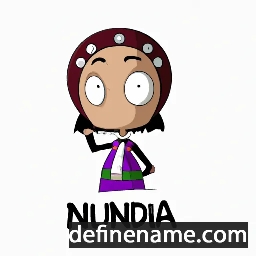 cartoon of the name Noumidia