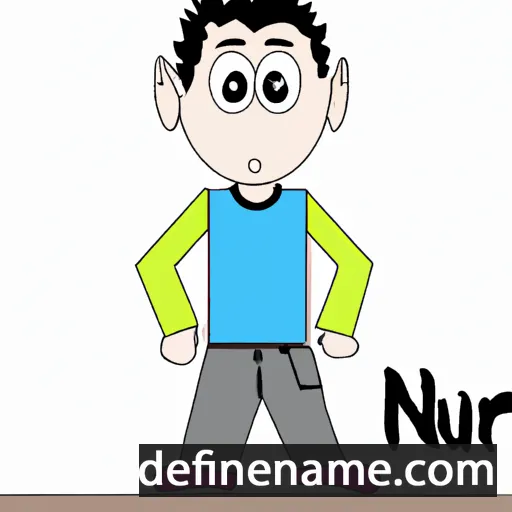 cartoon of the name Nouri