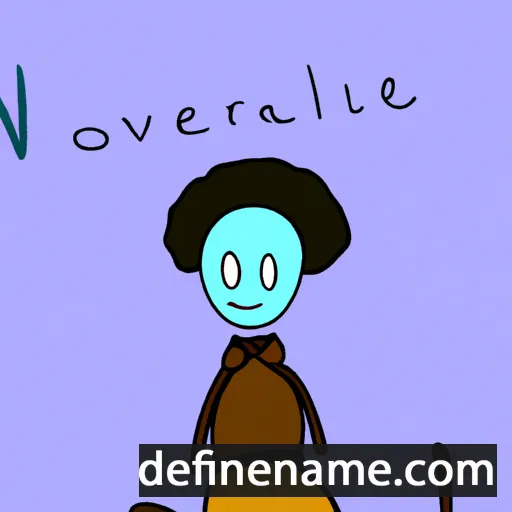 cartoon of the name Nouvell