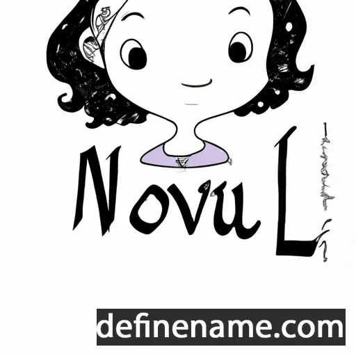 cartoon of the name Nouvelle