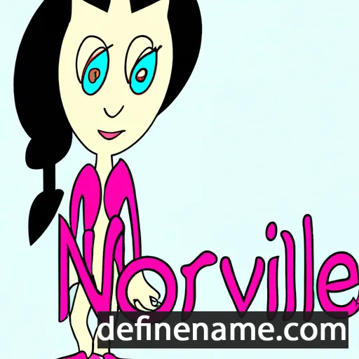 cartoon of the name Novaline