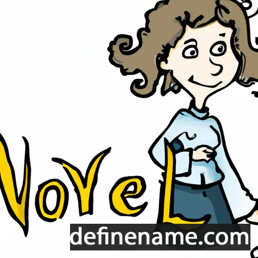 cartoon of the name Novelle