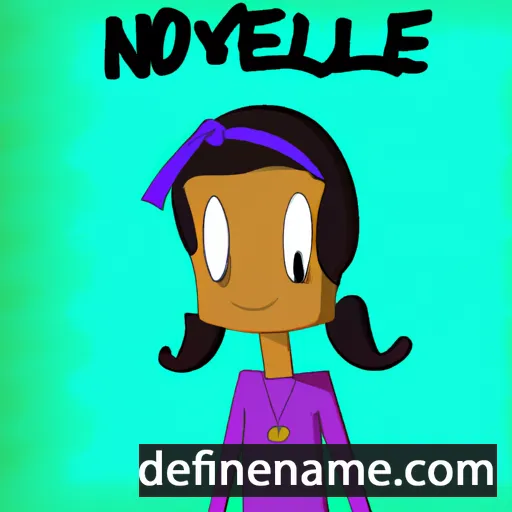 cartoon of the name Novlene