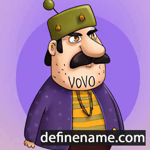 cartoon of the name Novoslav