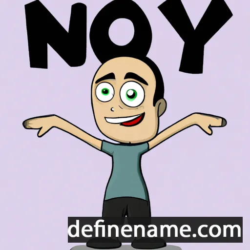 cartoon of the name Noy