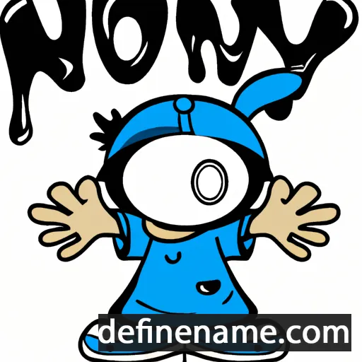 cartoon of the name Noy