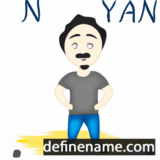 cartoon of the name Noyan