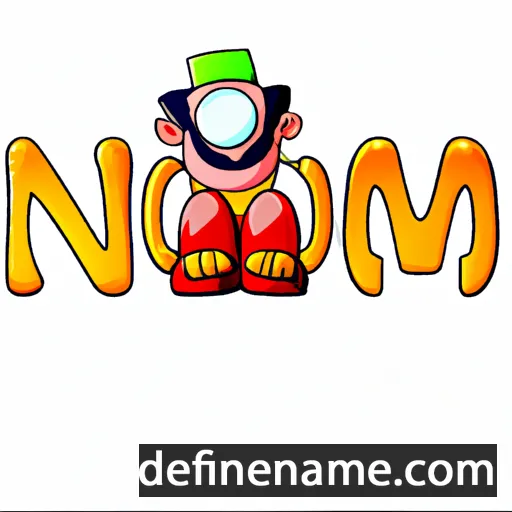 cartoon of the name Nozim