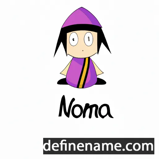 cartoon of the name Nozima