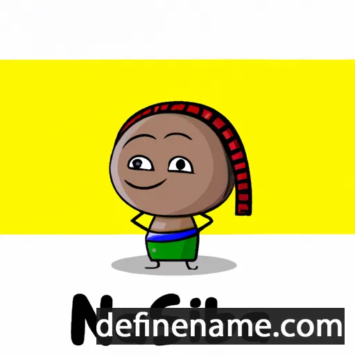 cartoon of the name Nsidibeabasi