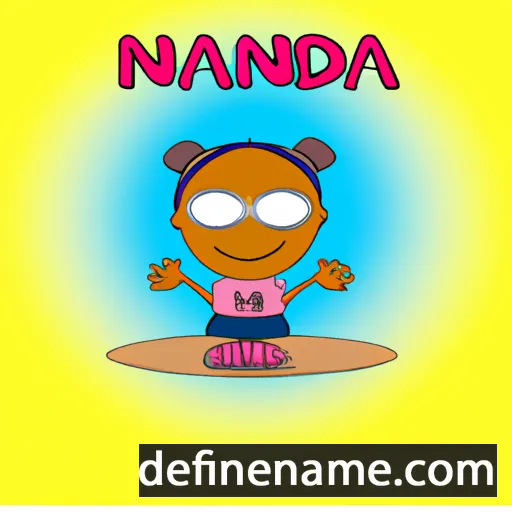 cartoon of the name Ntanda