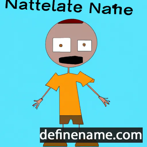 cartoon of the name Ntaniel