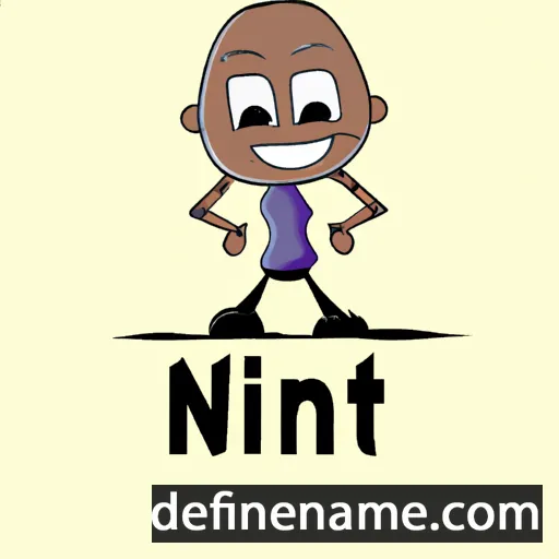 cartoon of the name Ntimi