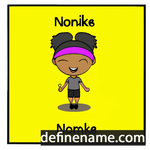 cartoon of the name Ntombifikile