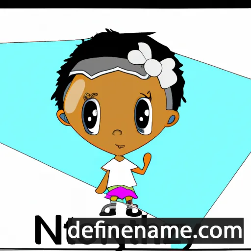 cartoon of the name Ntombiyezulu