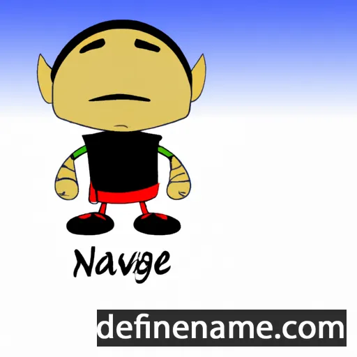 cartoon of the name Ntxawg