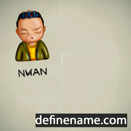 cartoon of the name Ntxawm