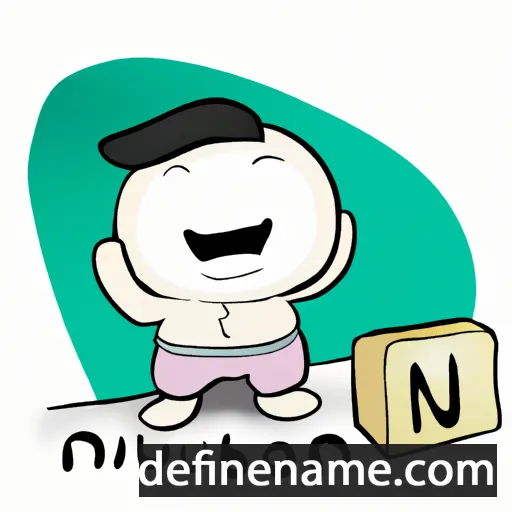 cartoon of the name Nubon