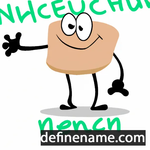 cartoon of the name Nuchem